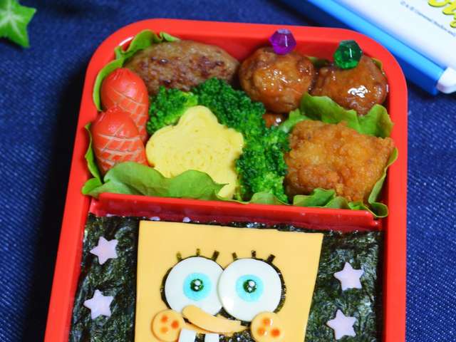 キャラ弁✪スポンジボブ✪